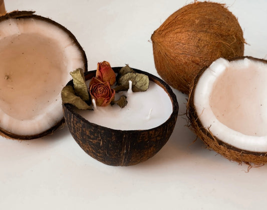 Decorative Coconut Candle